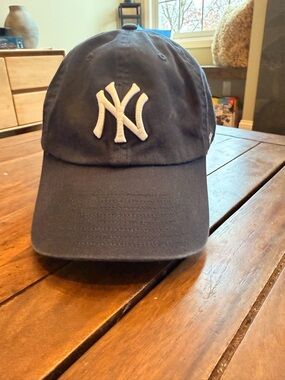 New Era Navy Baseball Cap with White NY Embroidered Logo